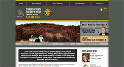 Desktop Screenshot of camdencountymosheriff.org